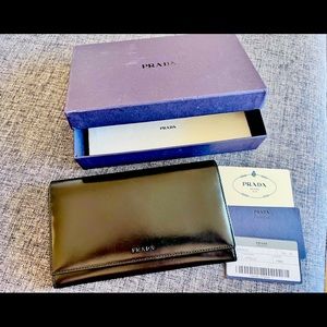 Authentic Prada wallet.